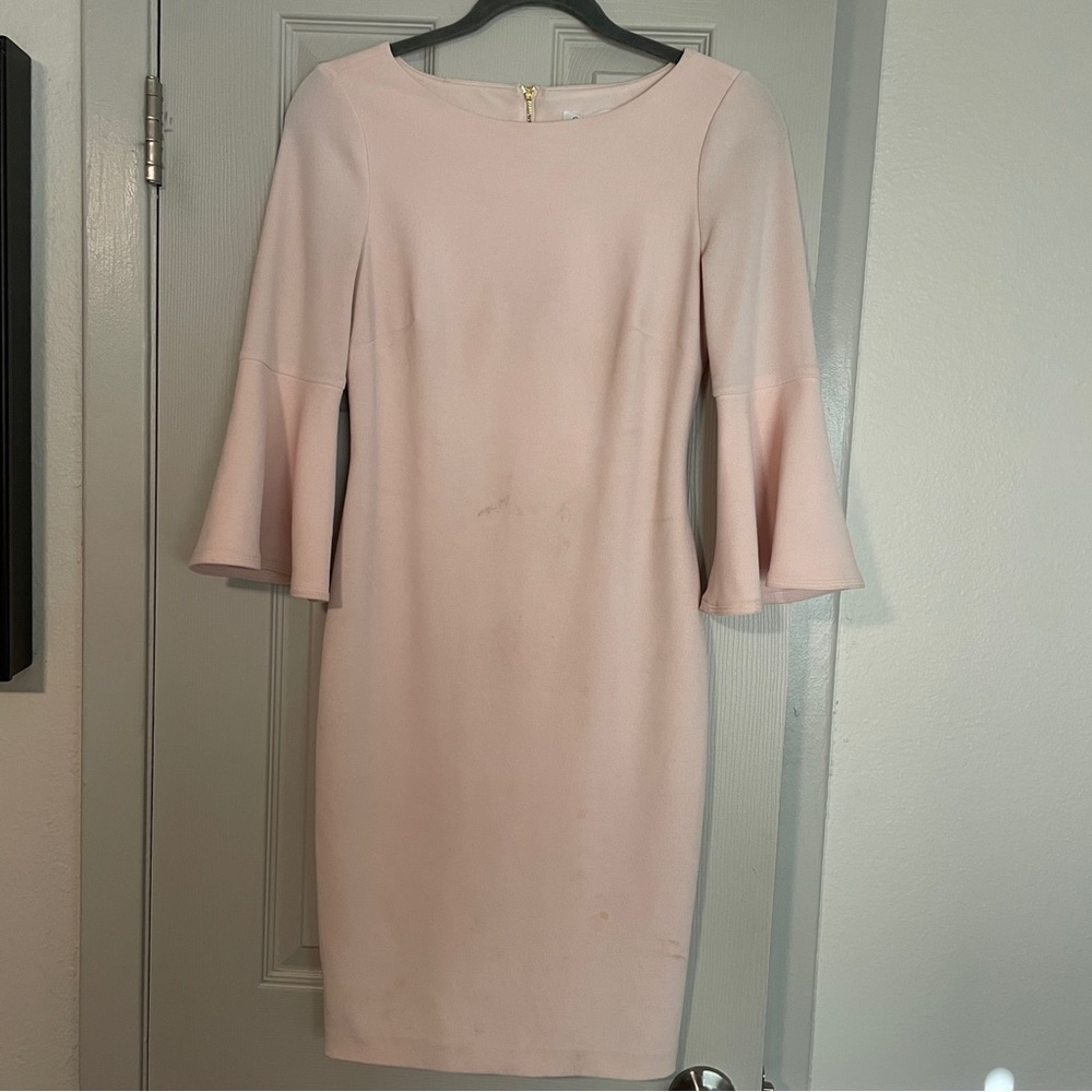 Calvin Klein Nude Pink Elegant Size 2 Women’s Dress
